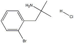 1-(2-bromophenyl)-2-methylpropan-2-amine,hydrochloride 구조식 이미지