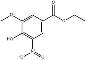 ethyl 4-hydroxy-3-methoxy-5-nitrobenzoate Structure