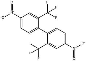 1,1'-Biphenyl, 4,4'-dinitro-2,2'-bis(trifluoromethyl) Structure