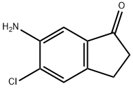 6-amino-5-chloro-2,3-dihydro-1H-inden-1-one Structure