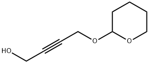 4-[(tetrahydro-2H-pyran-2-yl)oxy]-2-Butyn-1-ol 구조식 이미지