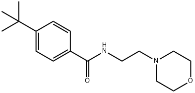 4-tert-butyl-N-[2-(morpholin-4-yl)ethyl]benzamide 구조식 이미지