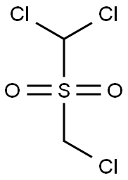 Dichloro[(chloromethyl)sulfonyl]methane Structure