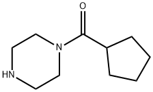 cyclopentyl-1-piperazinylmethanone Structure