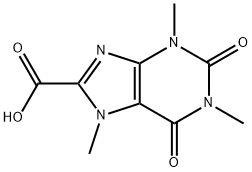 1,3,7-Trimethyl-2,6-dioxo-2,3,6,7-tetrahydro-1H-purine-8-carboxylic acid Structure