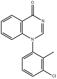 1-(3-Chloro-2-methylphenyl)quinazolin-4(1H)-one Structure