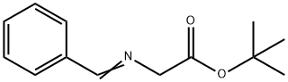 (E)-tert-butyl 2-(benzylideneamino)acetate 구조식 이미지