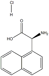 (S)-Amino-naphthalen-1-yl-acetic acid hydrochloride 구조식 이미지