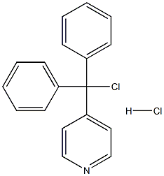 4-(Chlorodiphenylmethyl)pyridine hydrochloride Structure