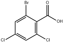 2-bromo-4,6-dichlorobenzoic acid Structure