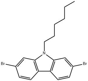 654676-12-7 2,7-Dibromo-9-hexylcarbazole