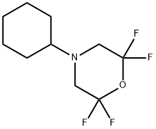 4-cyclohexyl-2,2,6,6-tetrafluoromorpholine 구조식 이미지