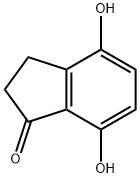 4,7-dihydroxy-2,3-dihydro-1H-inden-1-one 구조식 이미지