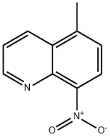 5-Methyl-8-nitroquinoline 구조식 이미지