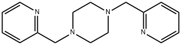 1,4-bis(pyridin-2-ylmethyl)piperazine 구조식 이미지