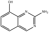 2-amino-8-hydroxyquinazolin Structure
