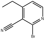 2-bromo-4-ethylnicotinonitrile 구조식 이미지