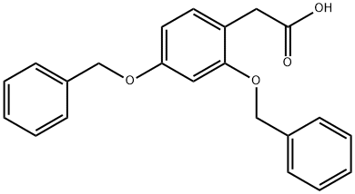 2-[2,4-Bis(benzyloxy)phenyl]acetic Acid 구조식 이미지