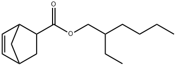 Bicyclo[2.2.1]hept-5-ene-2-carboxylic acid, 2-ethylhexyl ester Structure