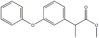 methyl 2-(3-phenoxyphenyl)propanoate 구조식 이미지