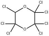 2,2,3,3,5,5,6-Heptachloro-1,4-dioxane 구조식 이미지