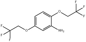 Benzenamine, 2,5-bis(2,2,2-trifluoroethoxy)-
 구조식 이미지