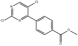 Methyl 4-(2,5-Dichloro-4-pyrimidinyl)benzoate Structure