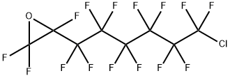 (6-Chloroperfluorohexyl)trifluorooxirane Structure