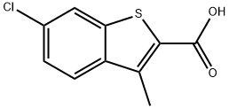 6-chloro-3-methylbenzo[b]thiophene-2-carboxylic acid 구조식 이미지