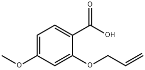 Benzoic acid, 4-methoxy-2-(2-propenyloxy)- 구조식 이미지