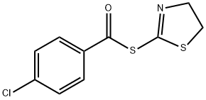 S-(4,5-dihydrothiazol-2-yl) 4-chlorobenzothioate 구조식 이미지