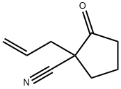 1-Allyl-2-oxocyclopentanecarbonitrile 구조식 이미지