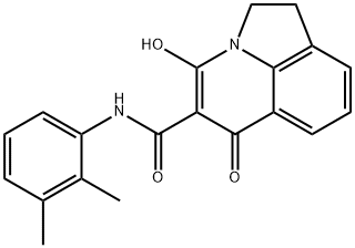 N-(2,3-dimethylphenyl)-4-hydroxy-6-oxo-2,6-dihydro-1H-pyrrolo[3,2,1-ij]quinoline-5-carboxamide 구조식 이미지
