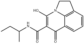 N-(sec-butyl)-4-hydroxy-6-oxo-2,6-dihydro-1H-pyrrolo[3,2,1-ij]quinoline-5-carboxamide Structure