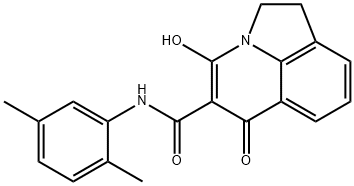 N-(2,5-dimethylphenyl)-4-hydroxy-6-oxo-2,6-dihydro-1H-pyrrolo[3,2,1-ij]quinoline-5-carboxamide Structure