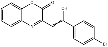 (Z)-3-(2-(4-bromophenyl)-2-hydroxyvinyl)-2H-benzo[b][1,4]oxazin-2-one Structure