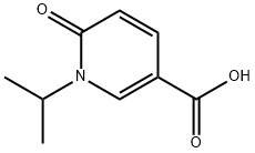 1-isopropyl-6-oxo-1,6-dihydropyridine-3-carboxylic acid 구조식 이미지