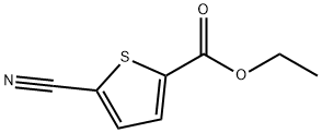 Ethyl 5-cyano-2-thiophenecarboxylate 구조식 이미지