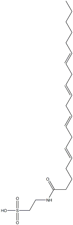 N-(5,8,11,14-Eicosatetraenoyl)taurine 구조식 이미지