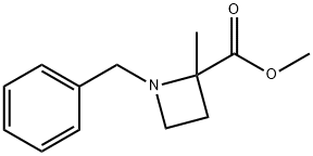 Methyl 1-benzyl-2-methylazetidine-2-carboxylate 구조식 이미지