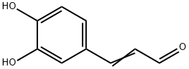 3,4-dihydroxycinnamaldehyde Structure