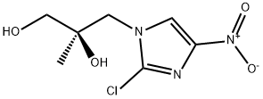 (R)-2-chloro-1-(2,3-dihydroxy-2-methyl)-propyl-4-nitroimidazole Structure