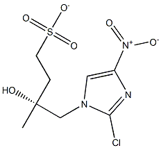 (R)-3-(2-chloro-4-nitro-1H-imidazol-1-yl)-2-hydroxy-2-methylpropylmethanesulfonate Structure