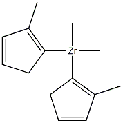 Dimethylbis(methylcyclopentadienyl)zirconium, 98% Structure