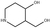 3-Hydroxymethylpiperidin-4-ol 구조식 이미지