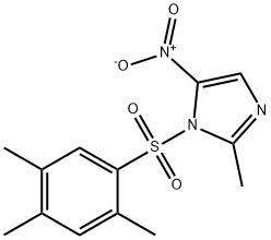 5-nitro-2-methyl-1-[(2,4,5-trimethylphenyl)sulfonyl]-1H-imidazole Structure