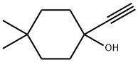 1-ethynyl-4,4-dimethylcyclohexanol 구조식 이미지