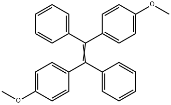 1,2-Bis(4-methoxyphenyl)-1,2-diphenylethene 구조식 이미지