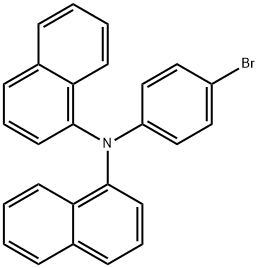 N-(4-bromophenyl)-N-(naphthalen-1-yl)naphthalen-1-amine Structure