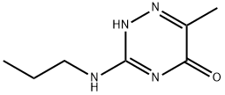6-methyl-3-(propylamino)-1,2,4-triazin-5(4H)-one Structure